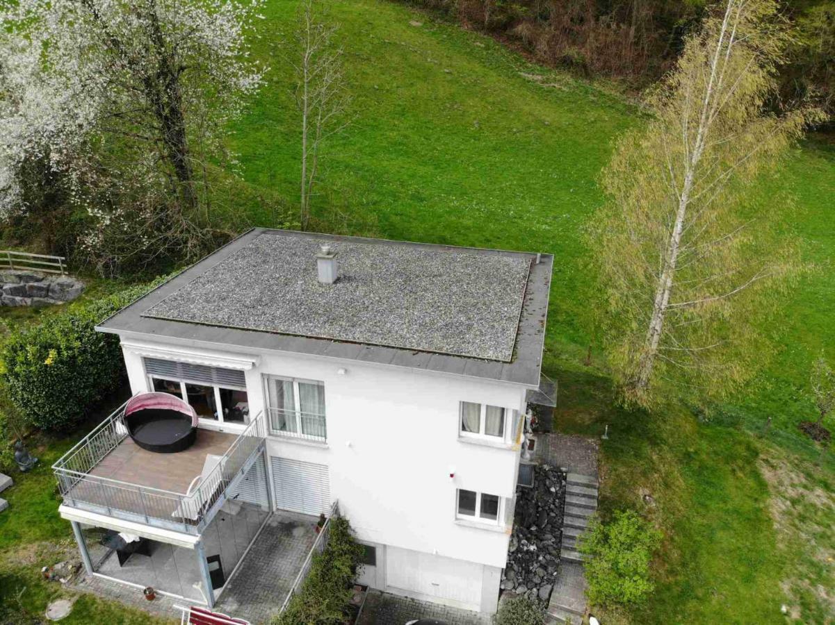 Alpen Panorama View Luxury House With Green Garden Buchs  Bagian luar foto